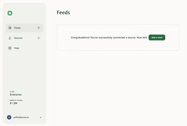 1. Feeds page